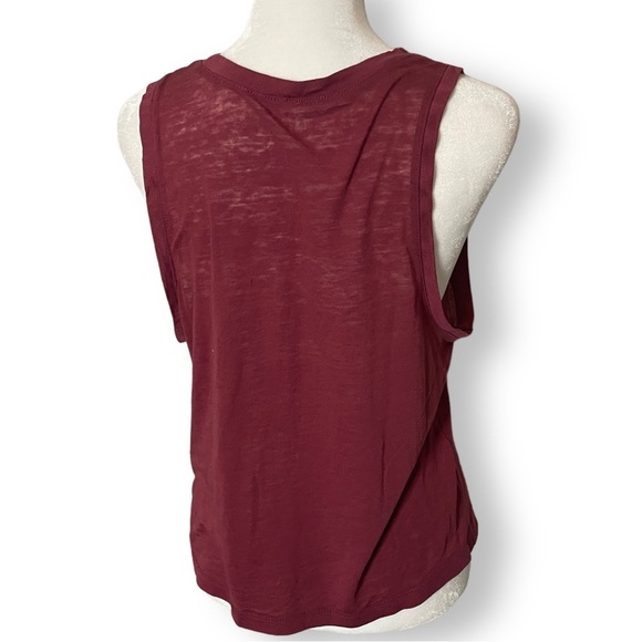 Fifth Sun Women’s “Say You’ll Be Wine” Tank Top Burgundy Pink Size M Pink - Picture 4 of 8